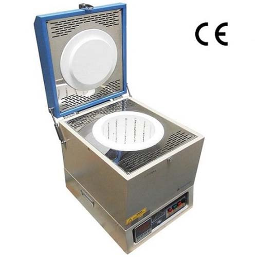1250°C Vertical Crucible Furnace with 9.5&quot;Dia x 8.6&quot;H ( 9 Liter) Chamber &amp; Controller - VBF-1200X
