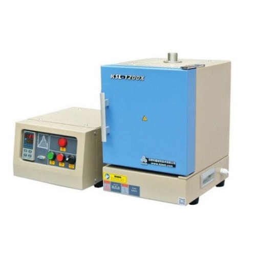 1200°C Small Box Furnace (6&quot;x6&quot;x7&quot;, 4.2 liter) with Separated Programmable Controller - KSL-1200X-J-F