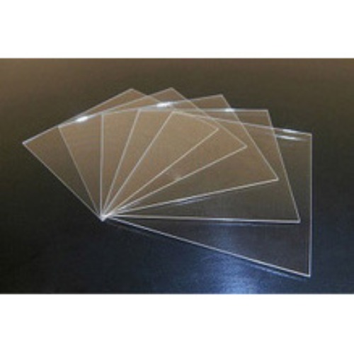 BK7 (Schott) glass substrates 10 mm x 10 mm x 0.5 mm, Double sides optical polished ( 60/40)