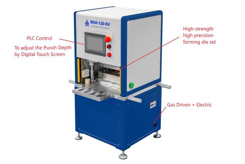 Pouch Cell Case Forming Machine with Automatic Depth Adjustment - MSK-120-SV