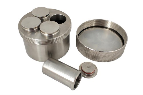 Stainless Steel Jar with 4 Milling Cavities (10ml / cavity) - EQ-MJ-13-10SS
