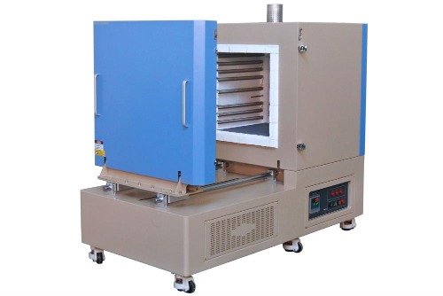 1200℃ 5-side Heating Muffle Furnace (20x20x20&quot;, 125L) w/ with Sliding Door for Rapid Cooling - KSL-1200X-MAX-T