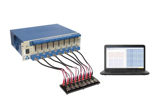 8 Channel Battery Analyzer (0.005 -1 mA, up to 5V) w/ Laptop Software &amp; Optional WIFI Control - BST8WA