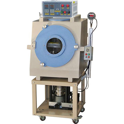 500ºC 20 T Vacuum Lamination Press with Two 6&quot;x6&quot; Heating Plate and Electric Hydraulic Pump - VHP-5T-4