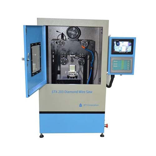 Automatic Precision Diamond Wire Saw with Digital Control and Protective Chamber - STX-203