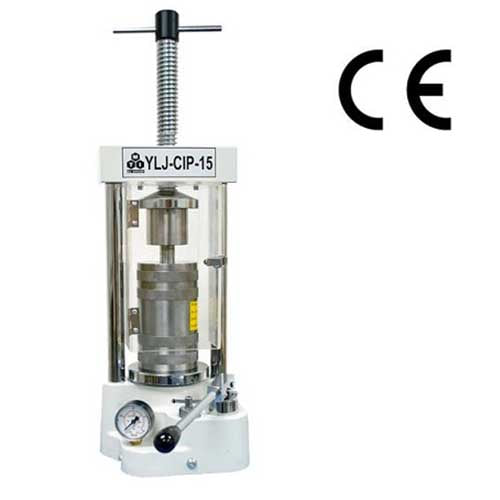 Compact CIP (Cold Isostatic Pressing) with 22mm ID Vessel upto Max. 380 Mpa - YLJ-CIP-15(부과세 별도)