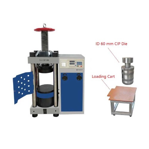 100T Electric Cold Isostatic Pressing (CIP) with ID 60 mm Vessel upto Max. 300 Mpa - YLJ-CIP-60A