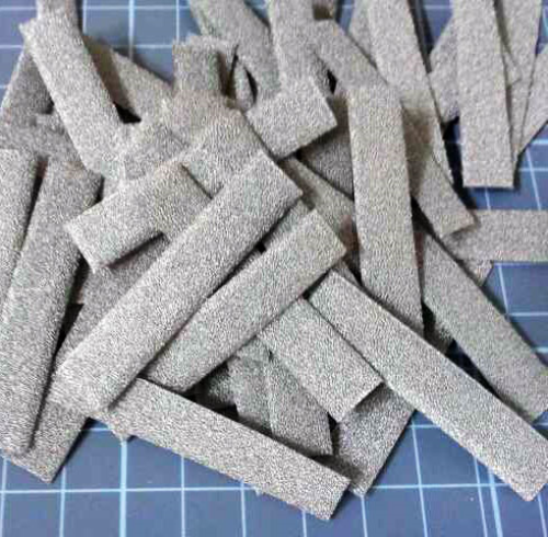 Nickel Foam for Lithium Air Battery Substrates (30mm length x 10mm width x 1.6mm thickness) - EQ-bcnf-16m-s9-2