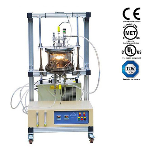 Two Zones CSS Furnace for Rapid Thermal Processing Upto 3&quot; Dia. &amp; 650ºC. - OTF-1200X-RTP-II