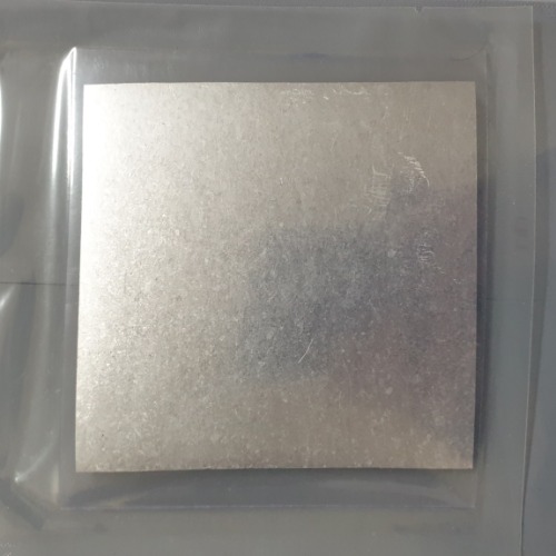 Indium ( In ) Foil: 100 mm (W) x 100 mm ( L） x 0.02 mm ( T) - F-In-100100002 (부가세 별도)