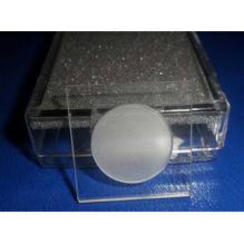 Zero Diffraction Plate for XRD sample: 30x30 mmx2.5mm(2sp) with Cavity 10mm ID x 1.0 mm, SiO2 Crystal - Zero3030-cavity