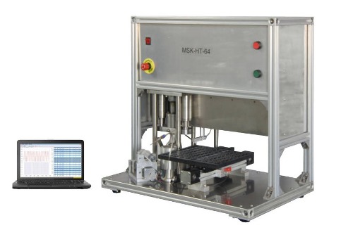 16 Channels High Throughput Coin Cell Crimping Machine (Ar Gas Glovebox Compatible ) - MSK-HT-64